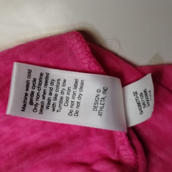 Athleta Pocket Front Burn Out Hot Pink Active Tank Top - Picture 8 of 15
